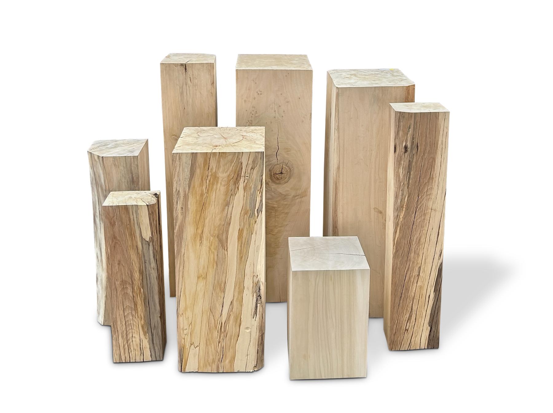 Holzstele Pappel