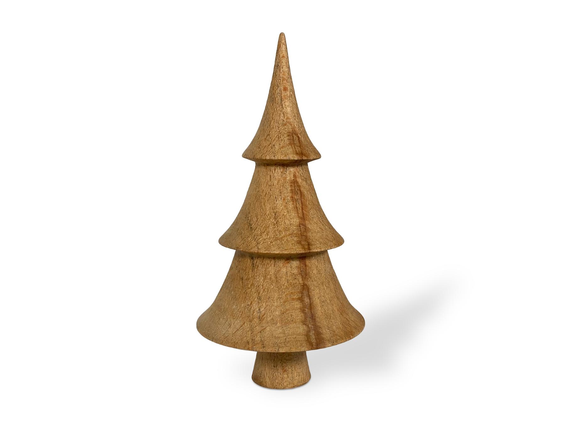 Tanne 29 cm handgedrechselt - 3-stufig, Natur