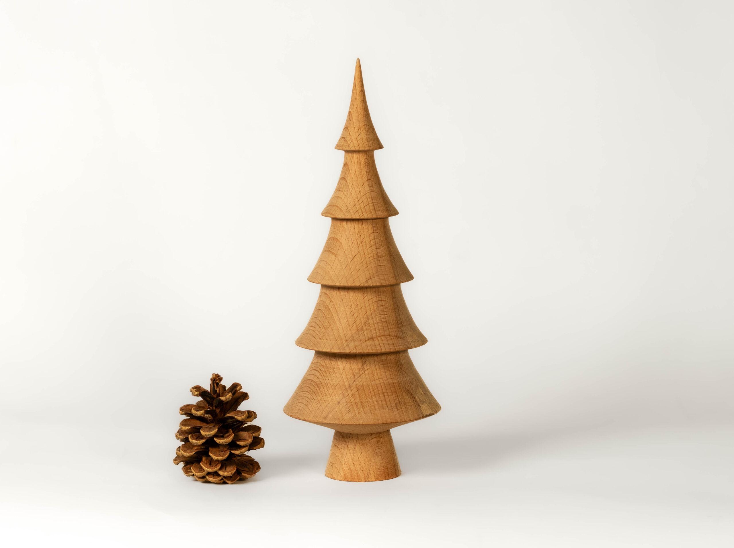 Tannen handgedrechselt – Bild 3