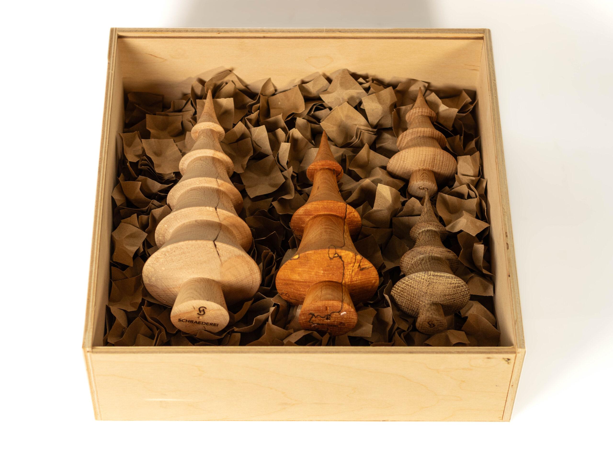 Tannen handgedrechselt