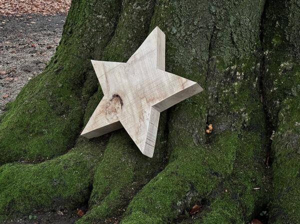 XXL-Stern aus Massivholz in 70 cm – Bild 3