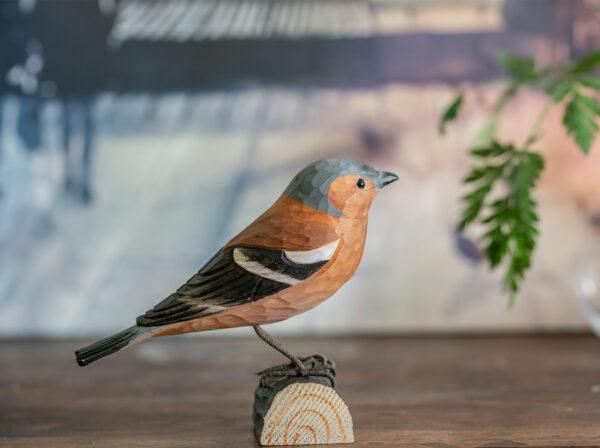 Handgeschnitzte Deko-Vögel – Bild 3