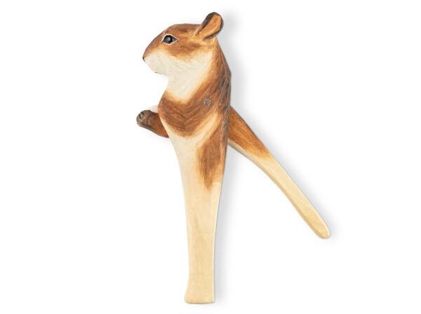 Handgeschnitzter Eichhörnchen-Nussknacker – Bild 4