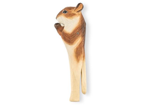 Handgeschnitzter Eichhörnchen-Nussknacker – Bild 5