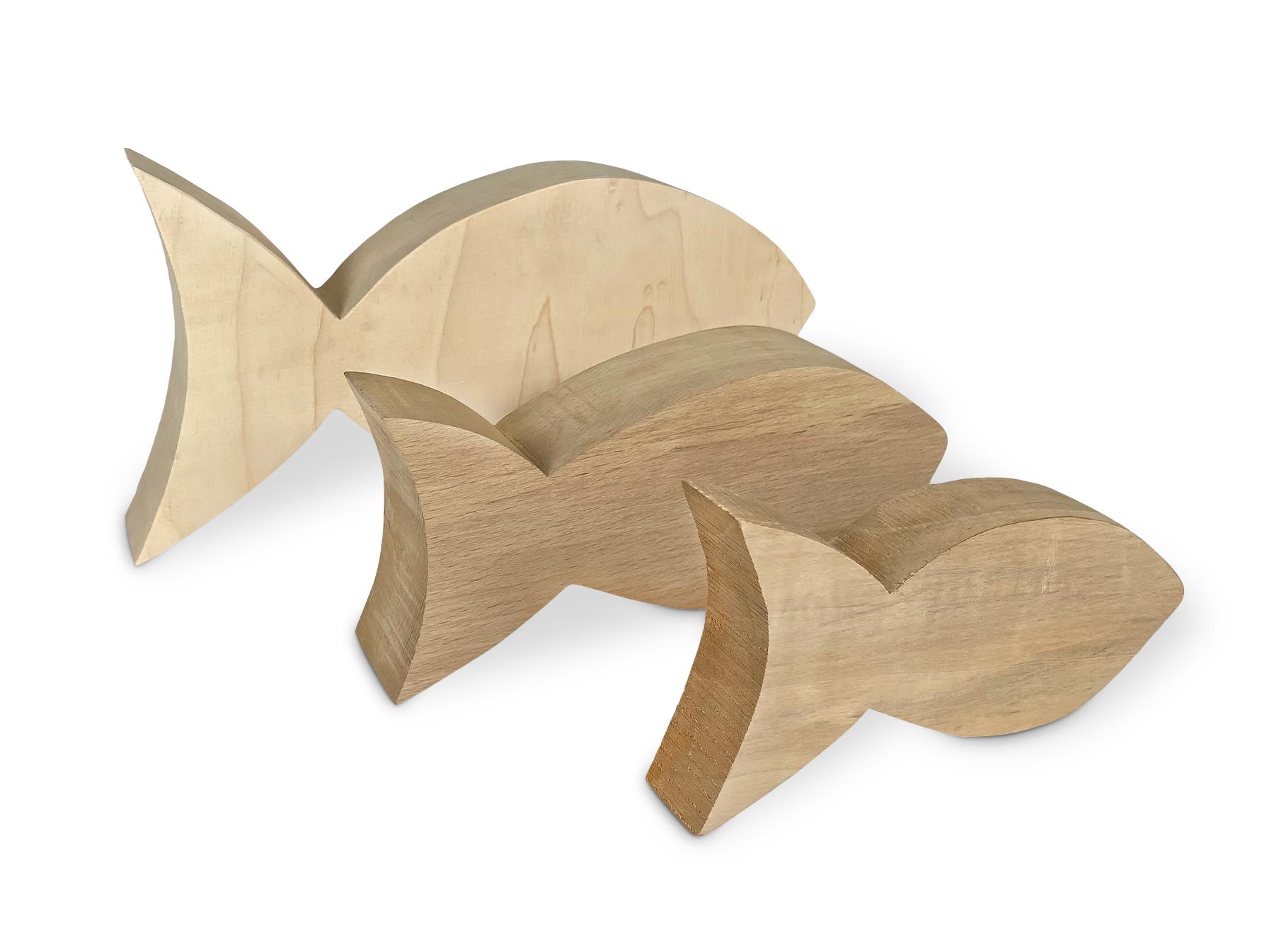 Holzfisch für maritimes Flair