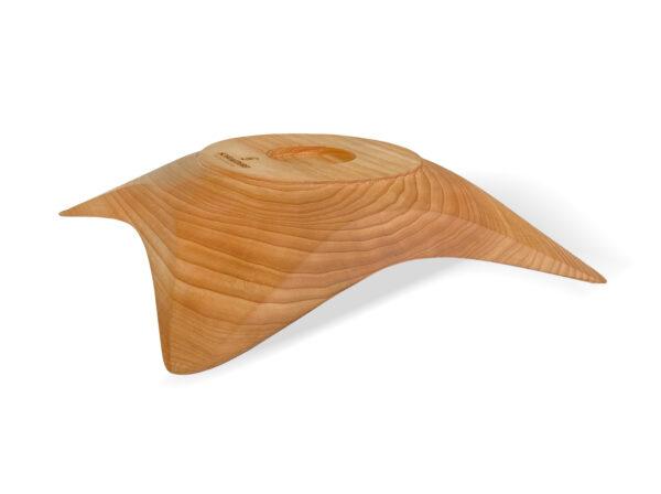 Holz-Platzteller in geschwungener Form – Bild 4