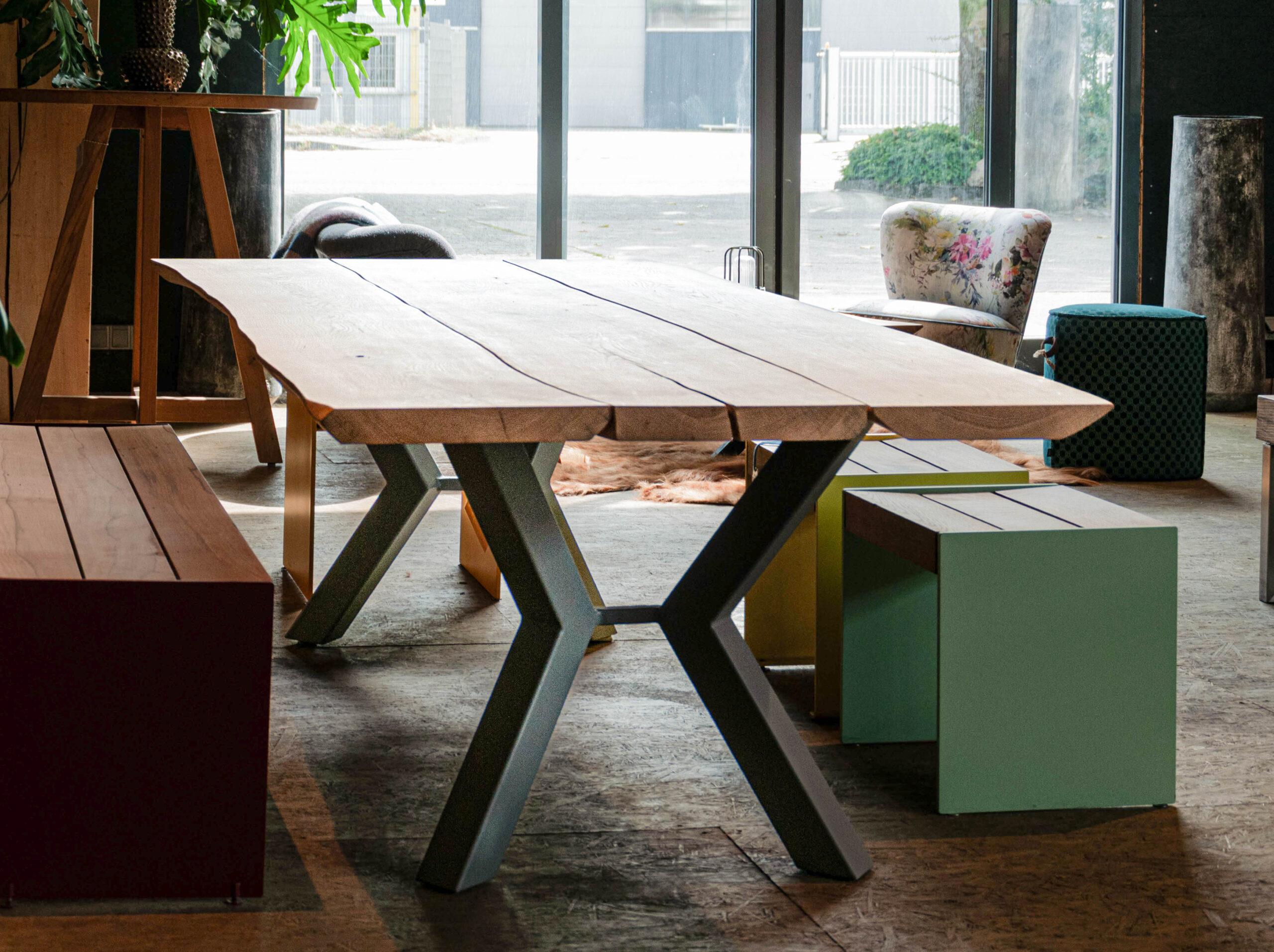 Esstisch Esche 3-teilig