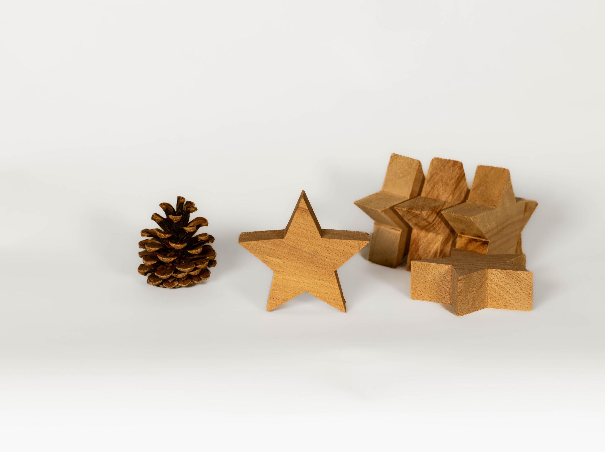 Massivholzsterne im SET – Bild 5