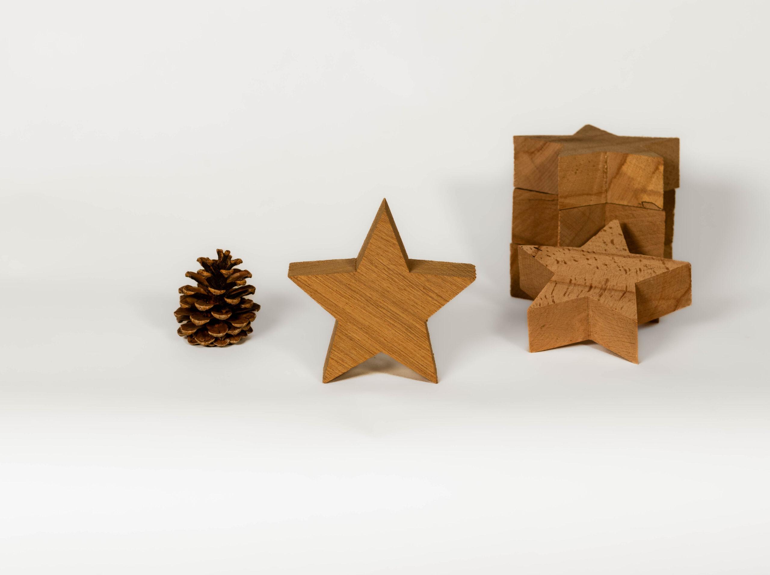 Massivholzsterne im SET – Bild 4
