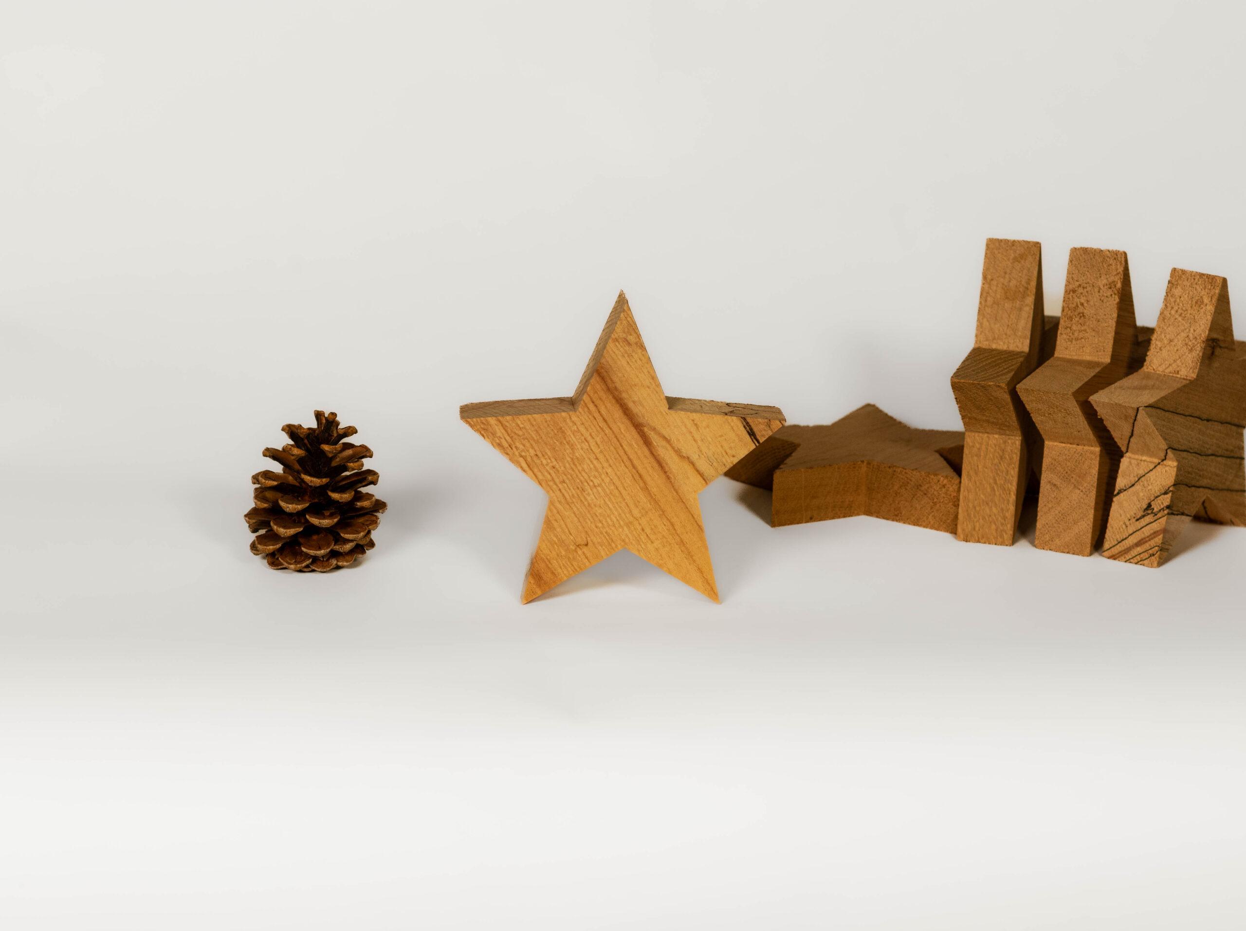 Massivholzsterne im SET – Bild 3