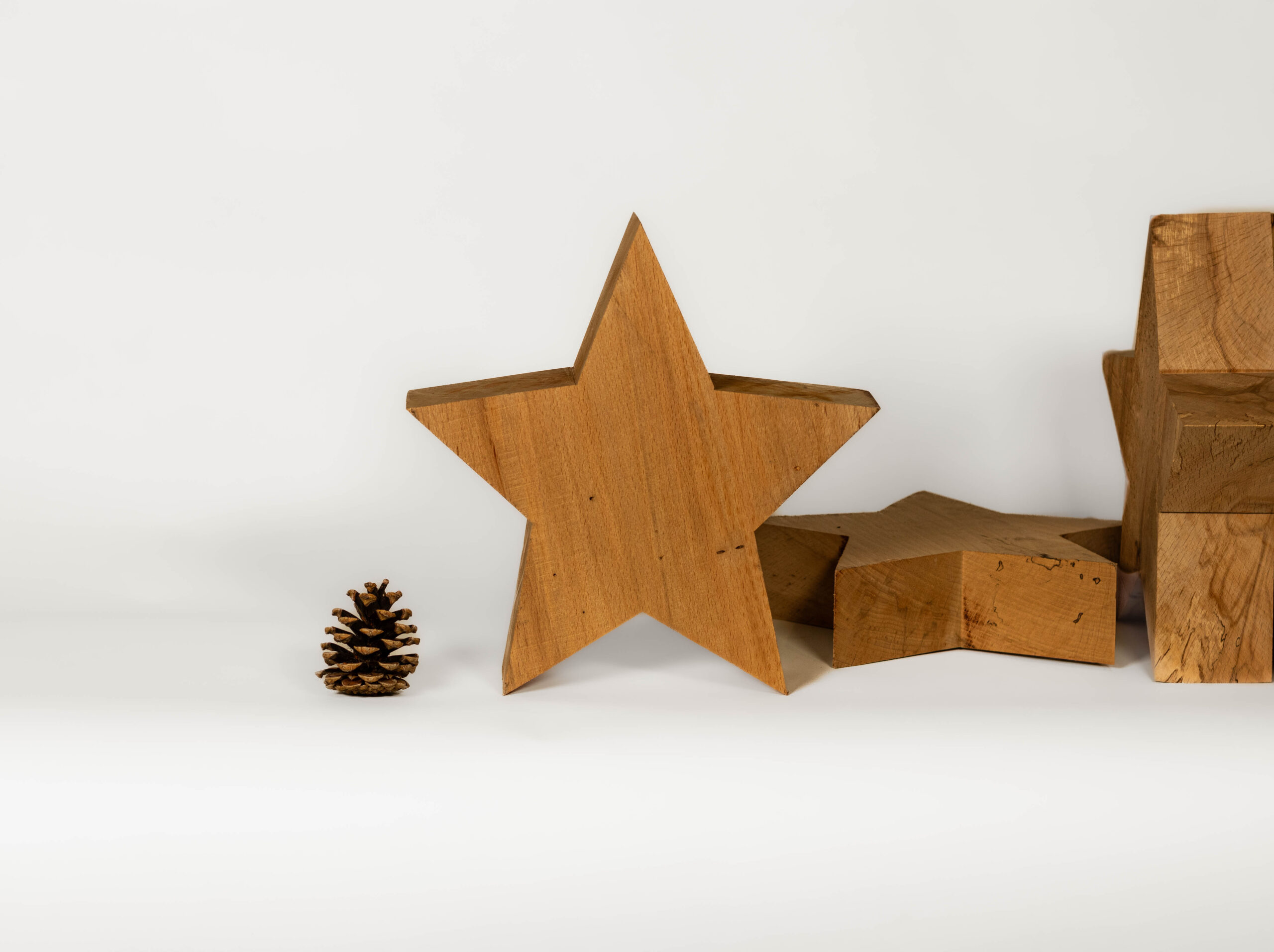 Massivholzsterne im SET