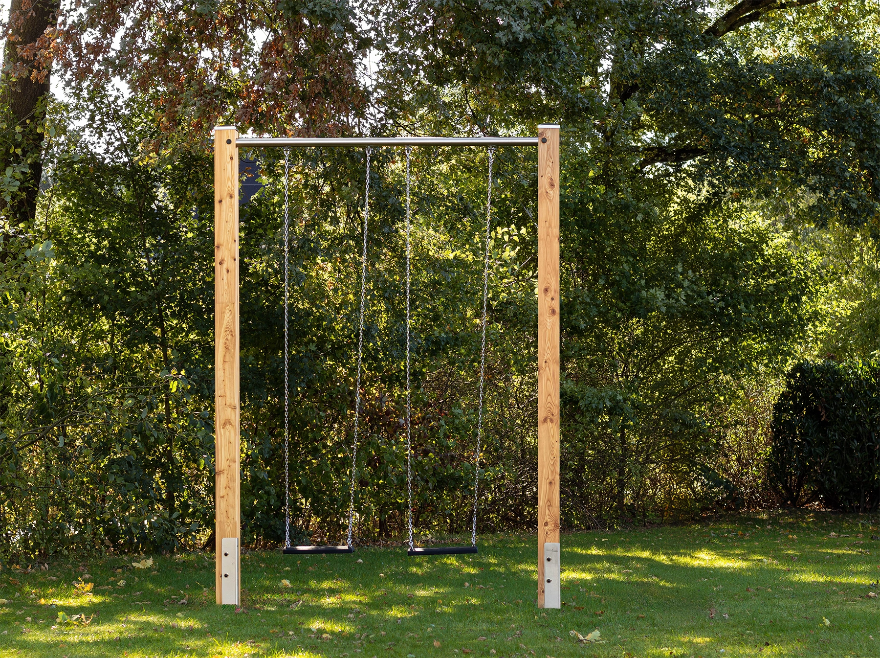 Doppelschaukel - Leimbinder Lärche lasiert